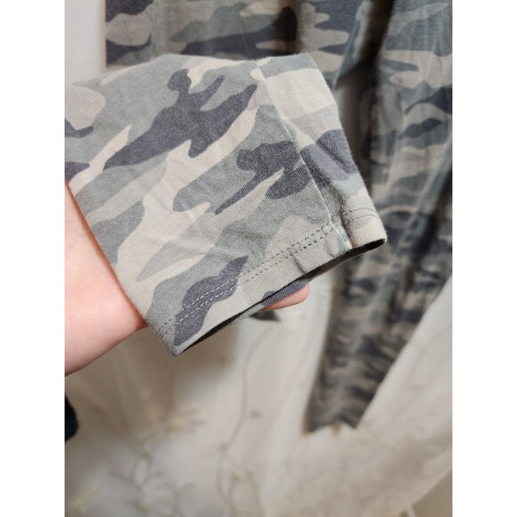 NO BOUNDARIES GIRLS SMALL 3-5 GREEN CAMO LEGGING PANTS COMFY RELAXED STRETCHY - Picture 3 of 10